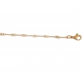14Kt Rose Gold Small Dogbone 045